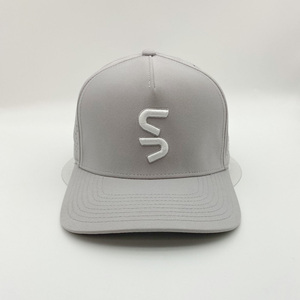 Quantité minimale de commande bas Logo en cuir personnalisé papa chapeau séchage rapide 5 panneau Gorras motif à pois léopard étanche Golf casquettes de Baseball Spandex pour <span class=keywords><strong>Melin</strong></span> - Product Image 2