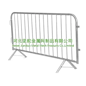 2.2x1.1 Portable Galvanized Steel Bridge Feet Road Safety Barriers