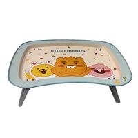 Table en métal sur mesure avec pieds pliables pour la salle de jeux, les collations, les jeux de dessin et une utilisation légère et portable