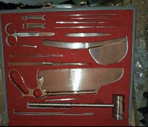 Juego de Instrumentos Post-mortem de la Mejor Calidad para Autopsias Forenses y Disección Anatómica, 19 Piezas, Reutilizables - Product Image 4
