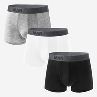Caleçons Boxers en Coton pour Hommes Fabricants avec Bande Jacquard Élastique Premium Logo Personnalisé