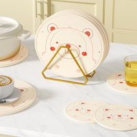 Nouveaux sous-verres et sets de table en silicone isolants thermiques 2026 – Dessous de verre anti-brûlure réutilisables et tapis ronds pour la décoration intérieure