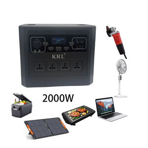 휴대용 2000W 2016Wh LiFePO4 리튬 배터리 스테이션 MPPT 태양 전지 패널 야외 가정 비상 백업을위한 순수 사인파 인버터 - Product Image 1