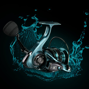 Moulinet de pêche en alliage d'aluminium, à commande gauche/droite, bleu lac, avec bobines profondes et peu profondes pour lancer longue distance - Product Image 1