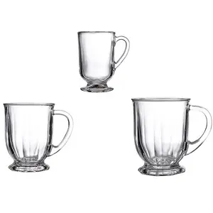 Nhà Máy Bán buôn công suất lớn đồ uống nóng uống cup rộng miệng thanh bia Stein g lasses Mug với xử lý cho thanh