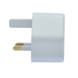EU-US-zu-UK-Steckeradapter mit eingebauter Sicherung 5A Typ-A Flach 2-polig Euro Rundstecker Stromwandler für Rasierer Elektrische Zahnbürste Lampe - Product Image 6