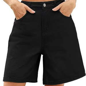 Comodo7 personnalisé été nouveau Style droit de haute qualité Sexy Denim Shorts Double couture coréen Vintage lavé Denim Shorts - Product Image 1