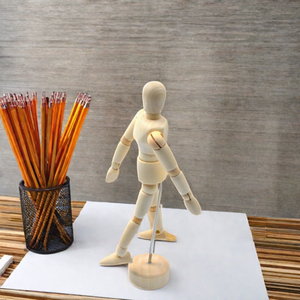 <span class=keywords><strong>8</strong></span> "   Maniquí de Madera para Dibujo Artístico, Modelo de Madera con Articulaciones Móviles, para Dibujar, Personalizable con Logotipo, para Exhibición y Decoración - Product Image 6
