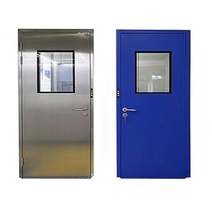 Portes d'alarme d'urgence résistantes au feu <span class=keywords><strong>de</strong></span> <span class=keywords><strong>90</strong></span> minutes Portes <span class=keywords><strong>de</strong></span> salle d'opération <span class=keywords><strong>de</strong></span> clinique hospitalière <span class=keywords><strong>Porte</strong></span> en acier hermétique pour usage intérieur - Product Image 3