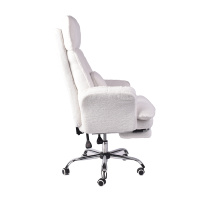 CARLFORD Nouvelle Chaise de Bureau Exécutive Ergonomique Moderne Pivotante pour Enfants, Chaise de Bureau en Tissu avec Base en Acier et Hauteur Réglable