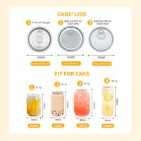 Machine de scellage manuelle portable pour canettes en plastique, scelleuse manuelle pour canettes de thé au lait, jus, boissons, bouteilles avec couvercle en aluminium