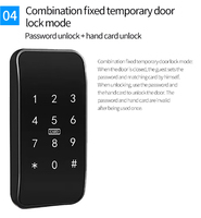 Cerradura Inteligente de Aluminio para Puerta con Desbloqueo por Aplicación TT, Contraseña, Tarjeta, NFC y Control Remoto
