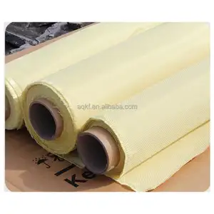 1000D220G Plain Twill Bi-directional Braided Flame Retardant Kevlar Fabric