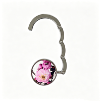 Kawaii mignon mode sac pendentif accessoires pliable sac à main crochet cintre porte-sac forme ronde sac cintre pour cintre de table