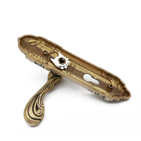 Poignée de porte intérieure de luxe en laiton massif, design d'italie, vintage, livraison gratuite
