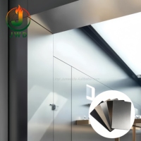 Panneau mural intégré en bois, feuille d'aluminium anodisé, charbon de bambou, métal, cristal de carbone, placage bois, décoration intérieure murale