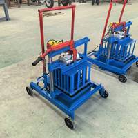 Machine à fabriquer des briques manuelle portable, 220V, modèle économique le plus récent pour les travaux de jardinage et d'aménagement paysager, machine à mouler des blocs creux