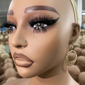 Realistic <b>Mannequin</b> Bust Black Brown Female <b>Mannequin</b> Head Wig Stand Display <b>Mannequin</b> Head - Product Image 5