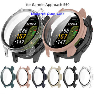 Funda de vidrio templado para reloj Garmin Approach S50, protector de pantalla para reloj inteligente Garmin Approach S50 - Product Image 1