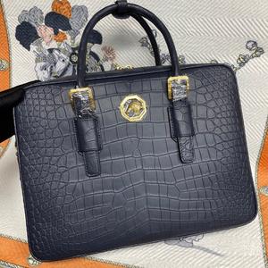 New genuine crocodile <b>leather</b> briefcase for <b>men's</b> business shoulder <b>bag</b> briefcase - Product Image 1