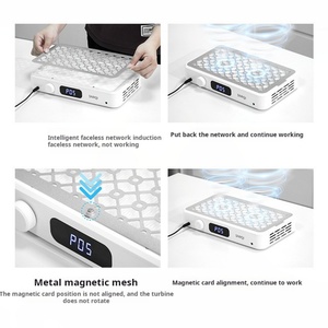 Factory Wholesale Custom Personal Brand logo New Dual Turbo <b>Nail</b> Art Vacuum Cleaner Powerful Dust Removal Large Space <b>Nail</b> <b>Tool</b> - Product Image 6