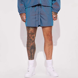 Giacche da <span class=keywords><strong>uomo</strong></span> in Nylon a riflessione sfumata <span class=keywords><strong>giacca</strong></span> sportiva e pantaloncini a vento Set <span class=keywords><strong>tuta</strong></span> da ginnastica in Nylon da <span class=keywords><strong>uomo</strong></span> - Product Image 3