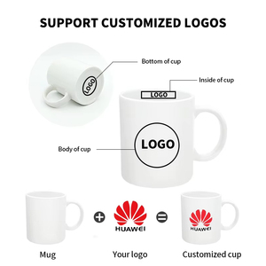 Taza <span class=keywords><strong>de</strong></span> Café <span class=keywords><strong>de</strong></span> Cerámica Navideña para Sublimación con Logotipo Personalizado Impreso, Taza <span class=keywords><strong>de</strong></span> Té <span class=keywords><strong>de</strong></span> Porcelana Blanca <span class=keywords><strong>de</strong></span> Gran Venta al por Mayor para Regalo Promocional - Product Image 2