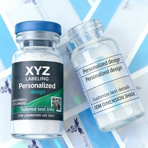 Flacon <span class=keywords><strong>de</strong></span> peptides Cryo Label 15 ml, anti-contrefaçon, PET, impression professionnelle, <span class=keywords><strong>prix</strong></span> d'usine - Product Image 4