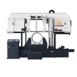 Sierra de cinta horizontal para metal, equipo de procesamiento especial para biselado multiángulo de acero angular y acero de canal. - Product Image 2