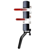 Wellshow Wing Chun Bras Factice Jambes Entraîneur pour la Pratique Kung Fu Montage Mural Wing Chun Dummies Punching Kicking Stand