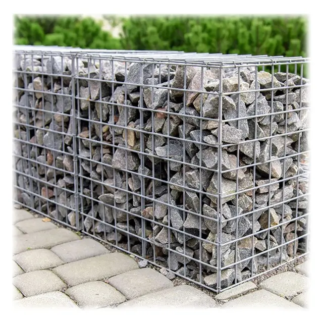 Best price gabion stone fence 100x50x100 welded gabion basket retaining wall cost per metre