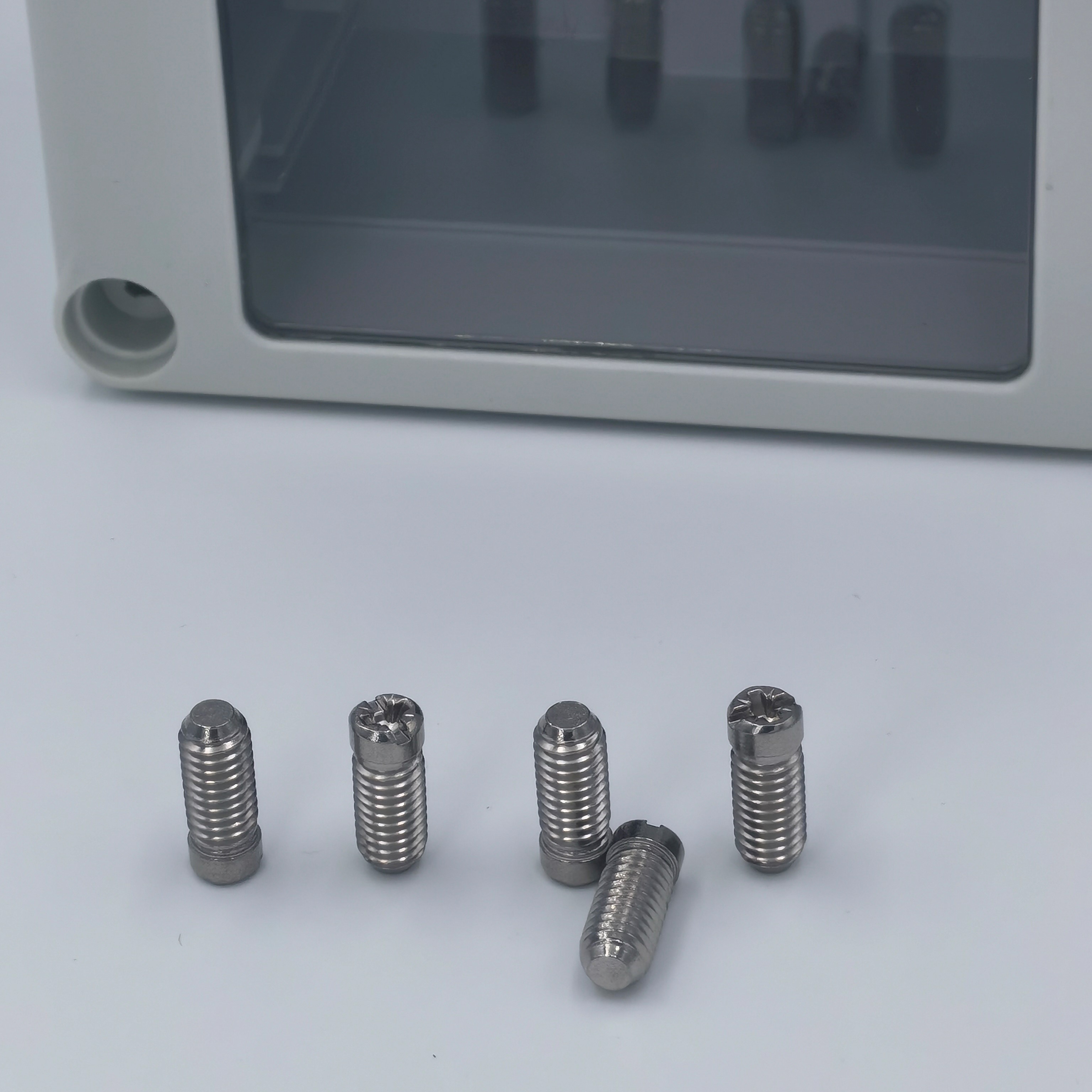 OEM Customized M3 M4 M5 M6 Plastic Dog Point Hex Socket Grub Screws
