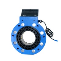 Meter Air Ultrasonik Tipe Wafer, Meter Aliran Ultrasonik Clamp-on untuk Irigasi Pertanian