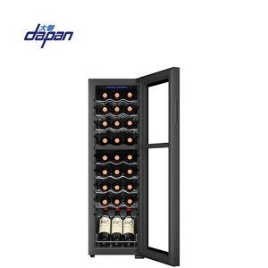 High Quality 27 Bottles Dual-zone Wine <b>Fridge</b> Dual Zone Dual-temperature Cooler with Rohs Approval Jc-76wd 27 Bottles <b>Fridge</b> - Product Image 2