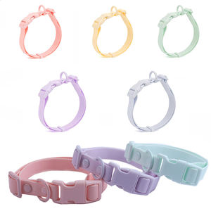 Waterproof Durable Alloy PVC Classic Luxury <b>Dog</b> <b>Collar</b> Set with Buckle <b>Soft</b> Lights Features Alloy Material - Product Image 2