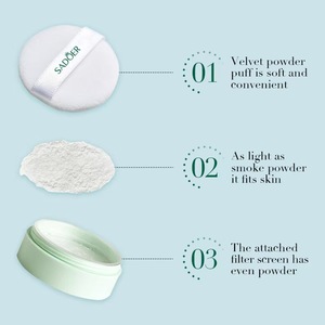 Anti-cernes minéral en poudre libre de haute qualité, marque privée, waterproof, résistant à la transpiration, longue tenue, contrôle du sébum, effet blanchissant naturel - Product Image 4