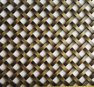 キャビネットドア用デザイナー装飾アンティーク真鍮メッキワイヤーメッシュシート - Product Image 6