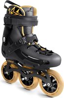 Patins à roulettes pour hommes 3 roues motrices 110 mm - Patinage urbain de vitesse avec roulements ABEC-9, support de cheville rigide, frein en option