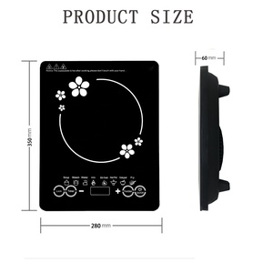 Cuisinière à induction alimentée par batterie solaire importée, 2200W, design unique, commande tactile - Product Image 5