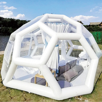 Dôme à bulles gonflable, tente de chambre d'hôtel, grand dôme igloo, maison à bulles gonflable