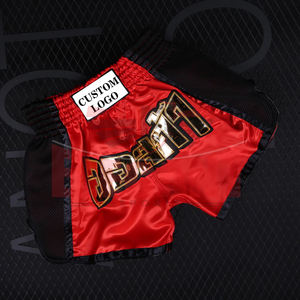 Pantalones Cortos de Muay Thai y Kickboxing de Alta Calidad, 100% Poliéster, Pantalones Cortos de MMA con Logotipo Personalizado - Product Image 3