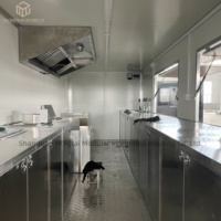 Cuisine mobile sur mesure de haute qualité de 19 pieds pour la vente de hamburgers, hot-dogs, pizzas, barbecues, et autres plats de rue – Remorque alimentaire pour professionnels