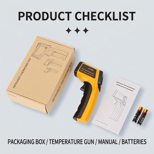 Thermomètre infrarouge SK-400A -50 à 400 °C avec écran LCD, outil de mesure de température industrielle - Product Image 3