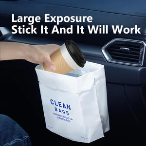 Bolsa de Basura Desechable Autoadhesiva para Coche, para Colgar en el Respaldo del Asiento, para Oficina y Cocina, Venta al por Mayor - Product Image 3