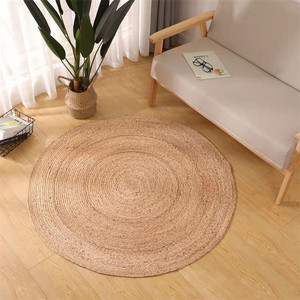 Alfombra <span class=keywords><strong>de</strong></span> entrada cuadrada, alfombras modernas bohemias, área duradera <span class=keywords><strong>de</strong></span> algodón caqui para dormitorio, sala <span class=keywords><strong>de</strong></span> estar, círculo marrón, espectáculo <span class=keywords><strong>de</strong></span> <span class=keywords><strong>ganchillo</strong></span>, acento grande - Product Image 5