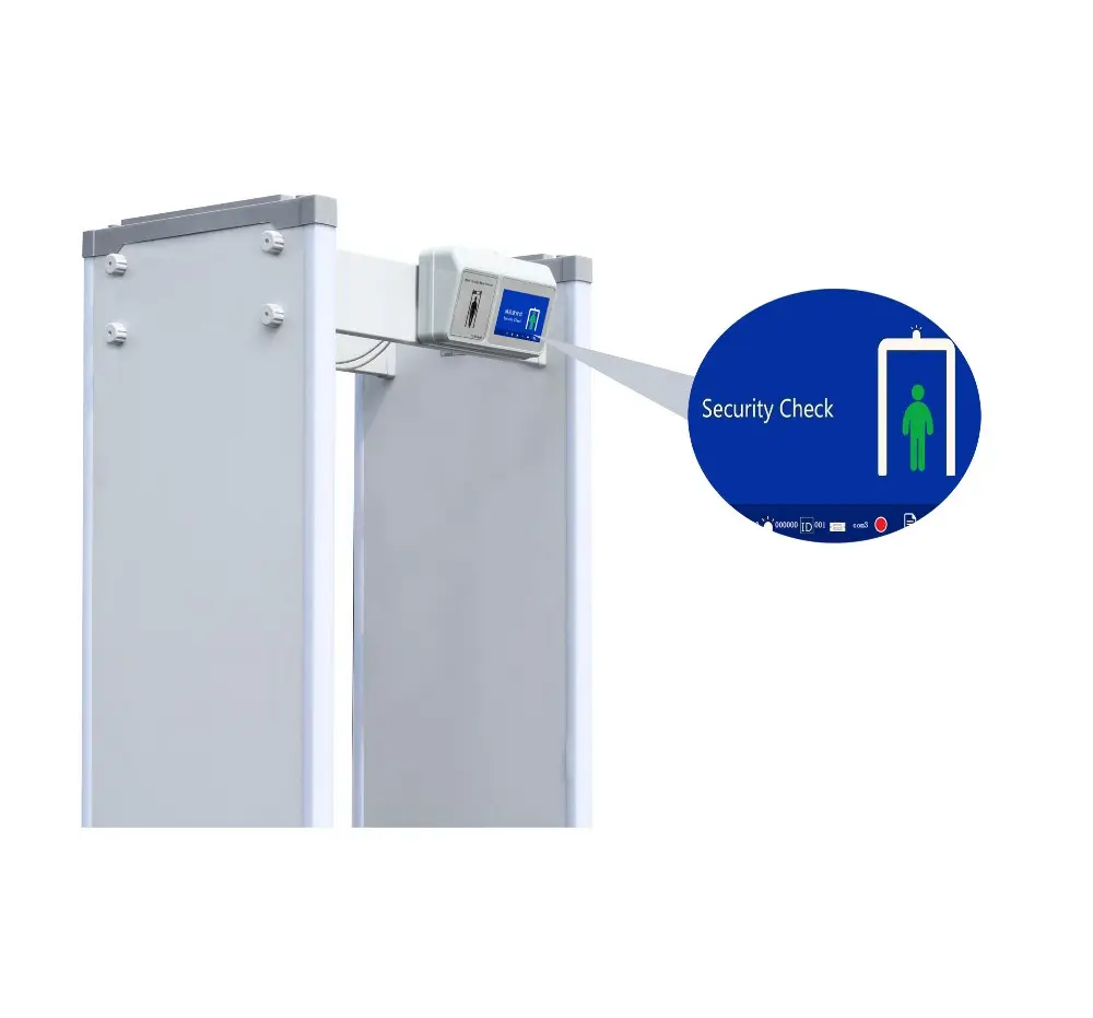 Safeagle SE3308 33zones 1000 sensitivity adjustable walk through body scanner airport security metal detectors