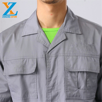 Chemise de travail à manches courtes multi-poches pour homme |   Vêtements de travail industriels résistants à l'usure pour l'usine, la réparation automobile, la construction