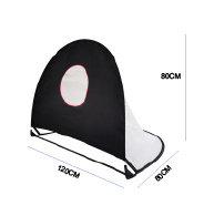 But de football pop-up à deux fonctions 4x3 pieds Équipement d'entraînement portable pour le football des enfants dans la cour ou le camping en plein air - Product Image 5