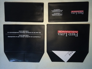 Túi Đựng Tài Liệu Bảo Hiểm Xe Hơi PVC Thiết Kế Mới Túi Đựng Tài Liệu Xe Hơi - Product Image 5