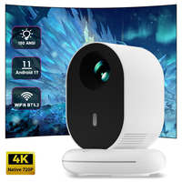 Proyector de batería Android 11 Dual WIFI Home Theater Smart Tv Proyectores de videojuegos 4K Full Hd Mini proyector LED portátil